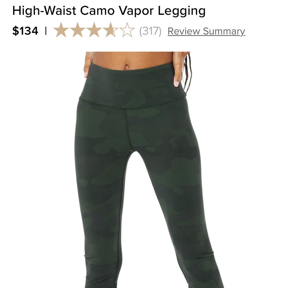 Alo High-Waist Camo Vapor Legging